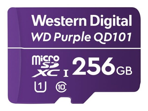 [MQ-SD-MICRO-256GB] MICRO SD WD PURPLE 256GB CLASS 10 