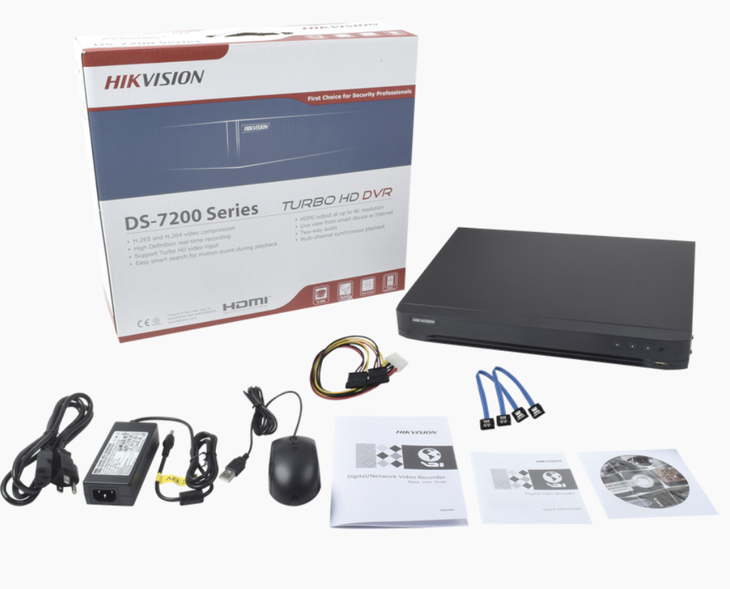 DVR 32 CANALES 1080P, 4MP LITE, 8 CH IP 6MP, 2 HDD
