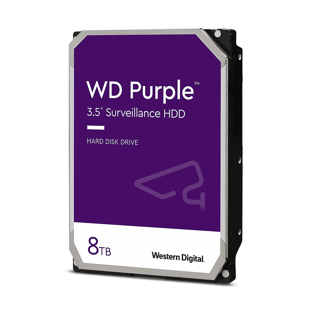 DISCO DURO 8TB WESTERN DIGITAL PURPLE VIDEO VIGILANCIA