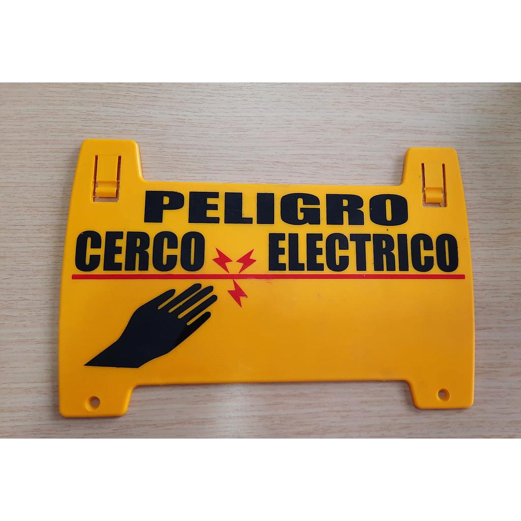 LETRERO DE PREVENCION CERCO ELECTRICO 