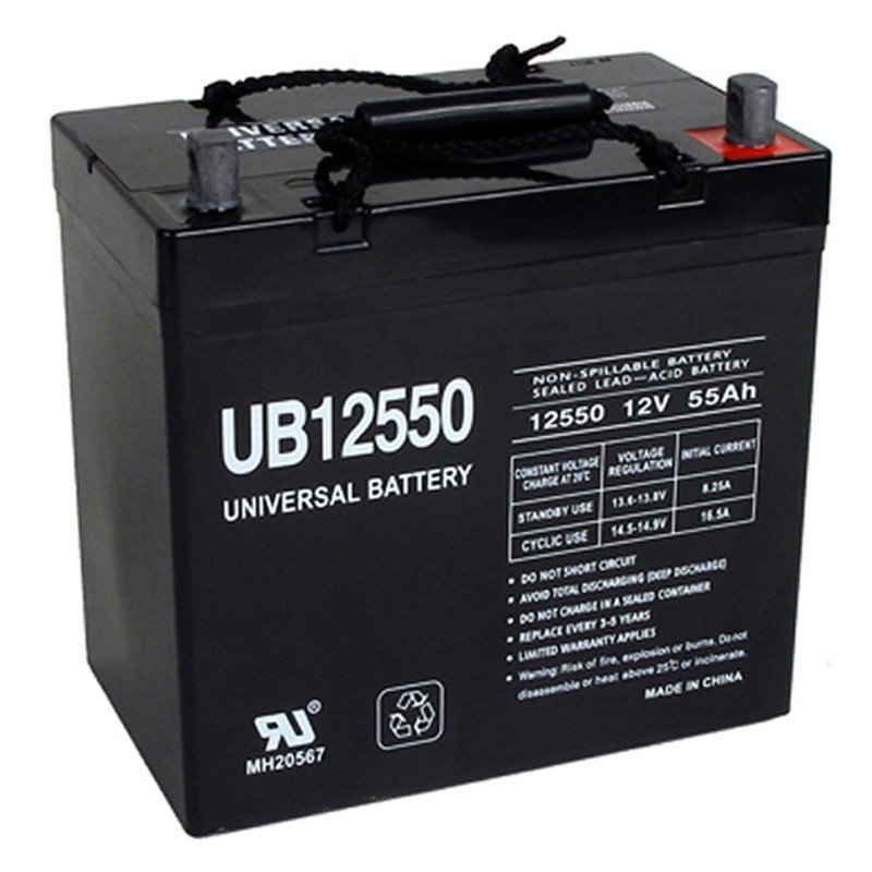 Battery, 12 volt, 55 AH.