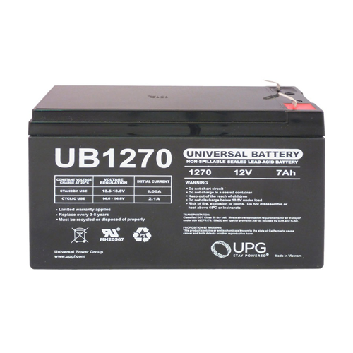 Batería recargable Notifier BAT-1270 (12v, 7aH)