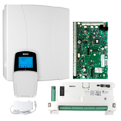 CENTRAL DE ALARMA LIGHTSYS PLUS CON MODULO WIFI &amp; IP: MAINBOARD+FUENTE+CAJA