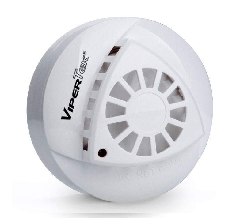 DETECTOR DE TEMPERATURA FIJA 4 HILOS 12-24 VDC CON SALIDA DE RELÉ (INCLUYE BASE) | VIPERTEK