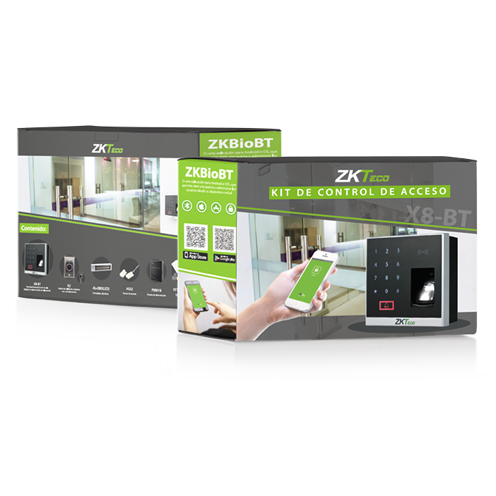 *LIQ* KIT DE CONTROL DE ACCESO ZKTECO *BLUETOOTH