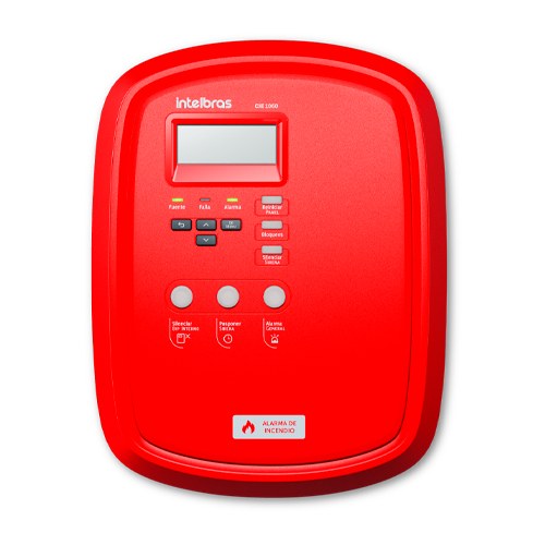 4610008 | CENTRAL DE INCENDIO DIRECCIONABLE | 60 DISPOSITIVOS  | 1 LAZO MAX. 1500m | CONFIGURACION VIA WI-FI | CERTIFICACION NBR 7240 | PANEL PLATICO ROJO | INTELBRAS