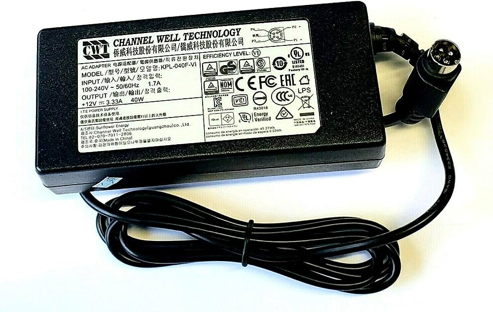 FUENTE DE PODER TanDemVu 12V / 3.33A / 40W