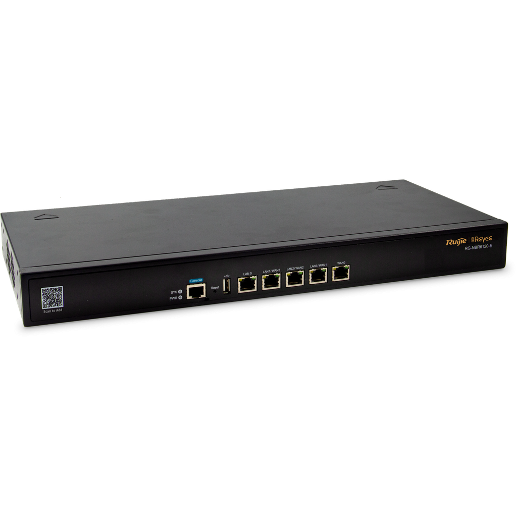 GATEWAY ROUTER RUIJIE 5 PUERTOS GIGABIT CLOUD MANAGED, SOPORTA HASTA 4 WAM, 200 USUARIOS , ANCHO DE BANDA 500Mbps FIREWALL TODO EN UNO+ AUDITORIA DE CONOCIMIENTO DE RED + IPS +AC