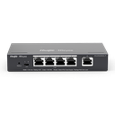 SWITCH CLOUD L2 ADMINISTRABLE 5 PUERTOS GIGABIT SMART , 4 POE/POE+ 54W, 1 PUERTO GIGABIT DESKTOP, REINICIO INDIVIDUAL POR PUERTO, 16VLAN