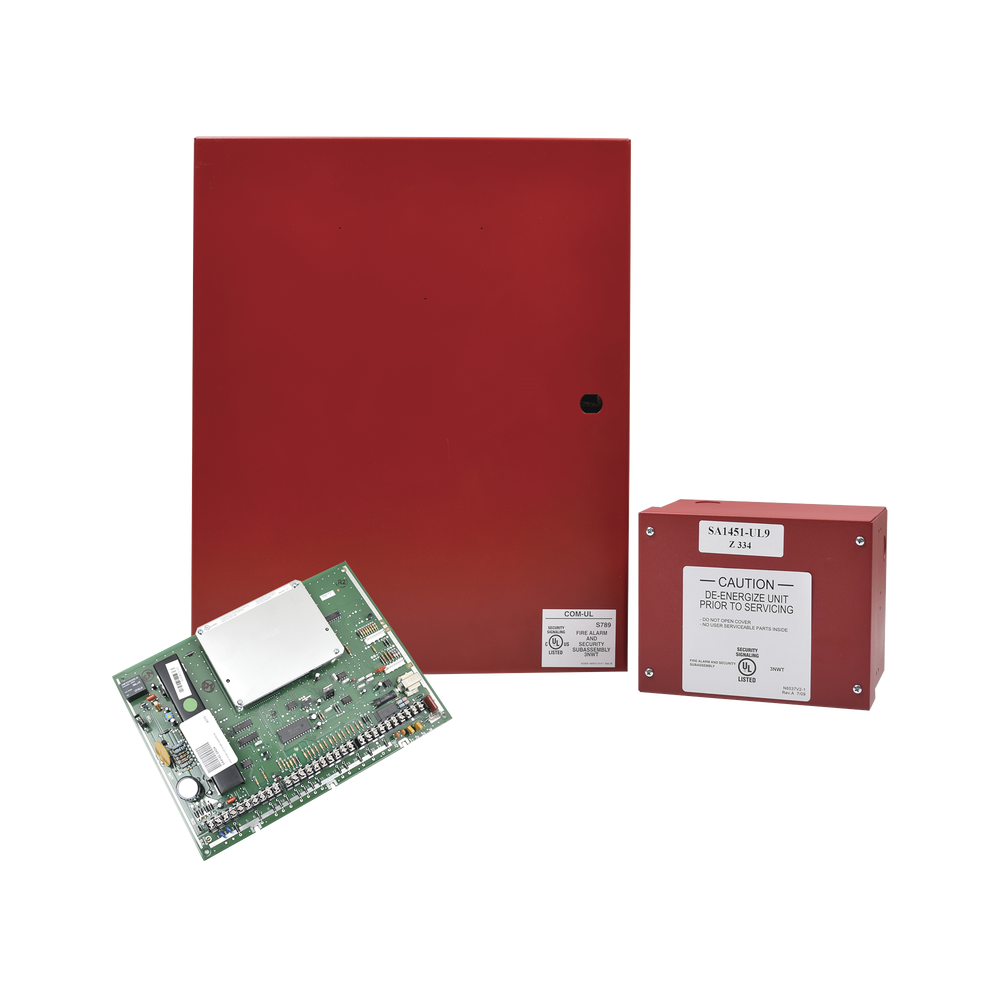 KIT PANEL DE ALARMA E INCENDIO VISTA128 8-128 ZONAS + TECLADO 6160CR-2