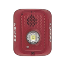 SIRENA CON LAMPARA LED ESTROBOSCÓPICA | 2 HILOS | MONTAJE EN PARED | COLOR ROJO | CONFIGURACIÓN ESTROBOSCÓPICA SELECCIONABLE