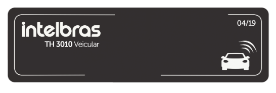 4684016 | STICKER VEHICULAR RFID 840-960 MHz | CON ALCANCE DE 6M DE DISTANCIA | INTELBRAS