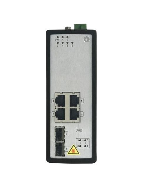 SWITCH POE INDUSTRIAL I NO ADMINISTRADO I GIGABIT 4 PUERTOS