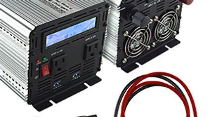 INVERSOR UPS CON CARGADOR DE BATERIA 2000WATTS 12V (NO INCLUYE BATERIA)