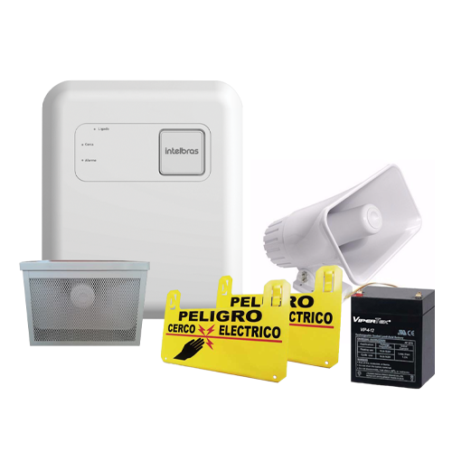 KIT ELECTRIFICADOR | PROTECCIÓN PERIMETRAL | HASTA 7K | Incluye: ELECTRIFICADOR + SIRENA 30W + LETREROS + BATERIA + TEMPLADOR Y AISLADOR + GRATIS CAJA DE SIRENA