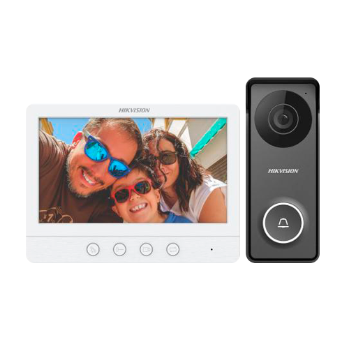 KIT VIDEOPORTERO ANÁLOGO: 1 FRENTE DE CALLE METALICO + 1 PANTALLA  | Soporta 3 estaciones