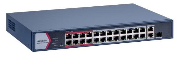 SWITCH 24 PUERTOS FAST ETHERNET SMART POE
