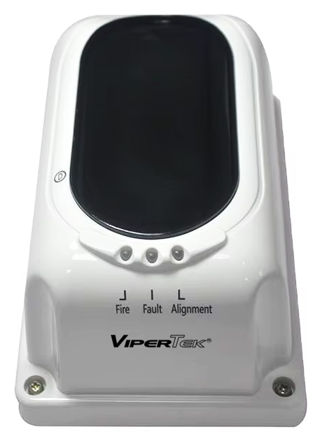 DETECTOR DE HUMO DE HAZ LINEAL REFLECTIVO 24 VDC ALCANCE 8-100 M CON RELÉ DE ALARMA Y FALLA N.O. – EN54-12 | VIPERTEK