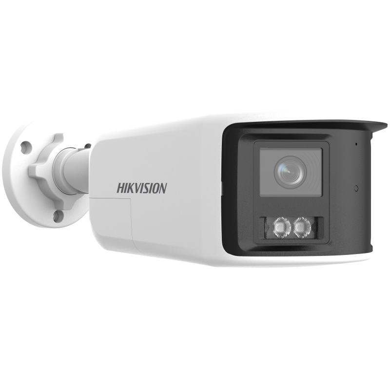 CÁMARA BALA EXTERIOR PANORÁMICA | RESOLUCIÓN 3K (6MP) | WIFI 6 | DETECCIÓN DE PERSONAS Y VEHÍCULOS | VISIÓN PANORÁMICA 180° | LUZ HÍBRIDA INTELIGENTE DE LARGO ALCANCE | AUDIO BIDIRECCIONAL | LUZ ESTROBO ACTIVA Y ALARMA SONORA | IP67