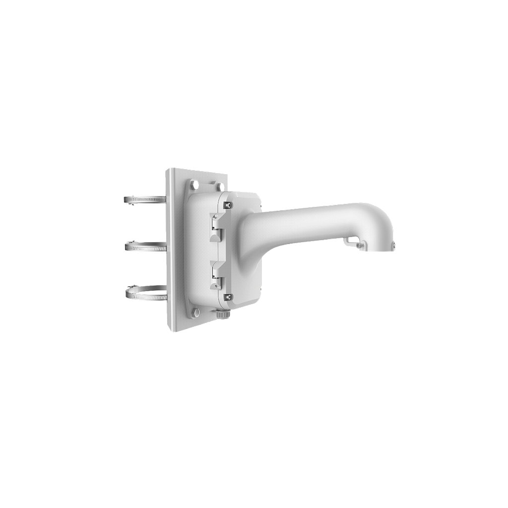 SOPORTE BRACKET PARA POSTE PTZ SERIE SMART - PLATEADO
