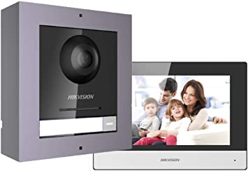 KIT DE VIDEOPORTERO IP| INCLUYE 1 DS-KD8003-IME1 - 1 DS-KH6320-WTE1 - 1 TF CARD 16GB - 1 SWITCH 4 PUERTOS POE