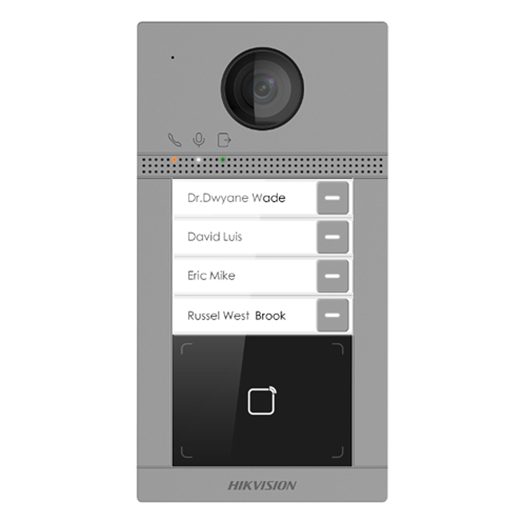 VIDEOPORTERO IP | 4 BOTONES | CAMARA 2MP |  MIFARE | METALICA IP65 IK08