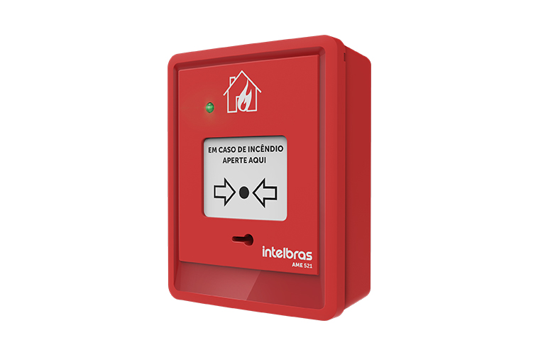 4610502 | ESTACION MANUAL DIRECCIONABLE + SIRENA + CONTACTO SECO PARA CENTRALES DE INCENDIO CIE | INTELBRAS