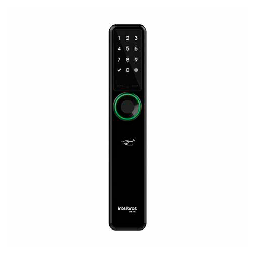 4670017 | CERRADURA SMART | CON MANIJA | SOPORTA 100 BIOMETRIAS | 15 CONTRASEÑAS | 100 TAGS | APP IZY SMART | Incluye: 2 LLAVES | INTELBRAS