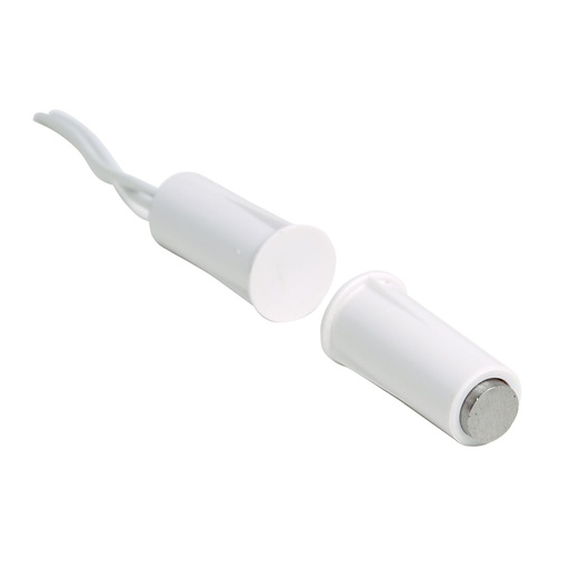 [ADE-951WG-WH] Contacto magnetico tubular color blanco