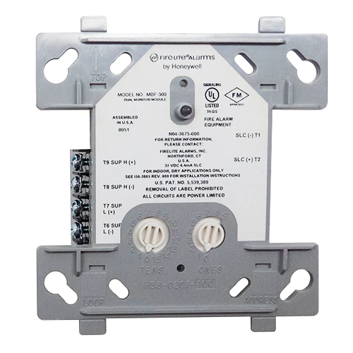 [FL-MDF-300] MÓDULO MONITOR DUAL | MONITOREA 2 CONTACTOS SECOS | AGREGA SENSORES CONVENCIONALES AL SLC | FIRE LITE