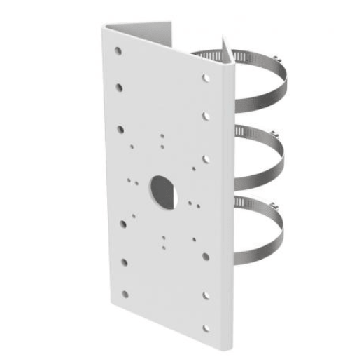 [HK-DS-1130-HWB/110-300] SOPORTE VERTICAL PARA POSTE CON AROS DE ACERO GALVANIZADO