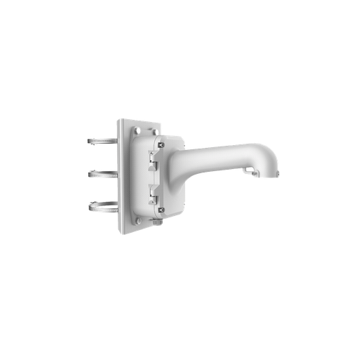 [HK-DS-1604ZJ-BOX-POLE-P] SOPORTE BRACKET PARA POSTE PTZ SERIE SMART - PLATEADO