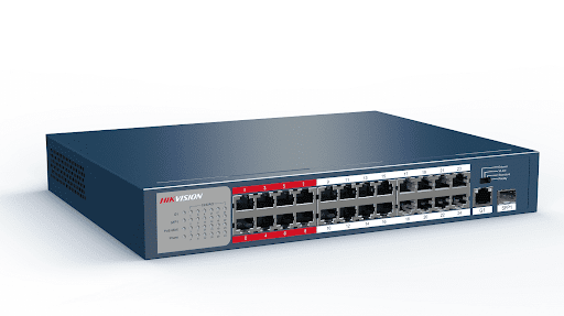 [HK-DS-3E0326P-E/M(B)] SWITCH POE 24 PUERTOS 10/100 + 2 PUERTOS 10/100/1000 *No Administrable