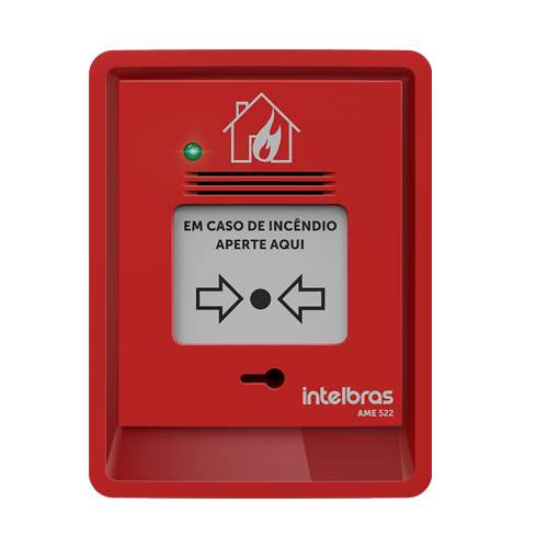 [IN-AME-522] 4610502 | ESTACION MANUAL DIRECCIONABLE + SIRENA + CONTACTO SECO PARA CENTRALES DE INCENDIO CIE | INTELBRAS
