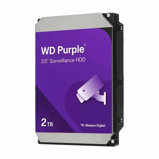 [MQ-HHD-WDPUR-2TB] DISCO DURO 2TB WESTERN DIGITAL PURPLE VIDEO VIGILANCIA 24/7
