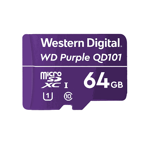 [WD-SD-MICRO-64GB] MICRO SD WD PURPLE 64GB CLASS 10 