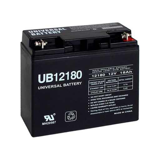 [NT-BAT-12180-BP] BATERIAS TWO (2) BAT-12180 (12v, 18aH)