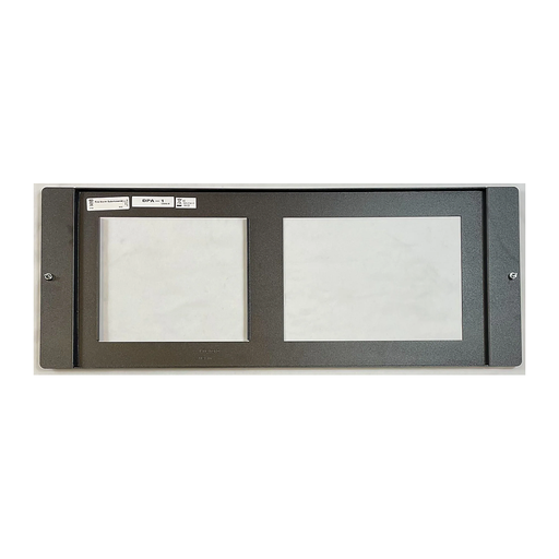 [NT-DPA-1] PLACA DE VESTIDURA PARA CHASIS CA-1 DEL GABINETE CAB-4 | SE USA CUANDO EL CA-1 ESTÁ CONFIGURADO CON DVC-EM, DVC-KD Y CMIC-1| NOTIFIER