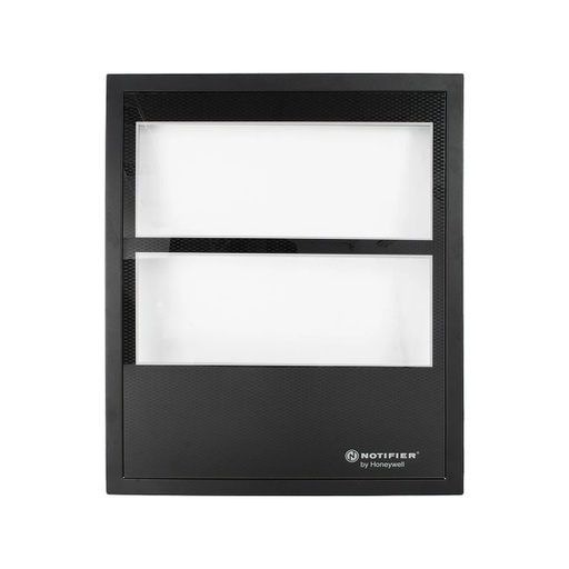 [NT-DR-B4] PUERTA PARA PANEL TAMANO B - DOS HILERAS COLOR NEGRO