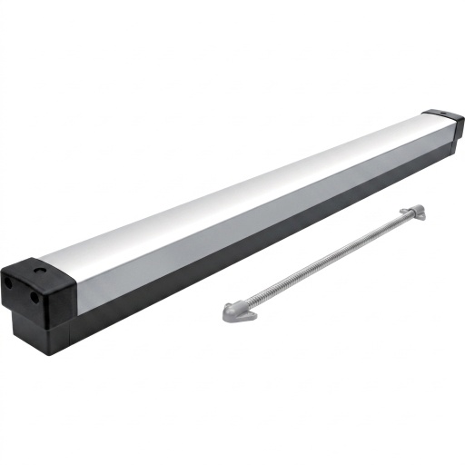 [SEC-SD-961A-36] BARRA ELECTRICA DE SALIDA FOR 36" DOORS. ALUMINUM WITH A BLACK BASE. (NO/NC) 