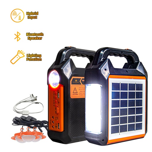[VIP-BST-PSPK-001] KIT REFLECTOR CON PANEL SOLAR 6V/2W | BLUETOOTH - USB - RADIO FM - SPEAKER 