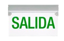 SENAL DE SALIDA EN ESPANOL COLOR VERDE