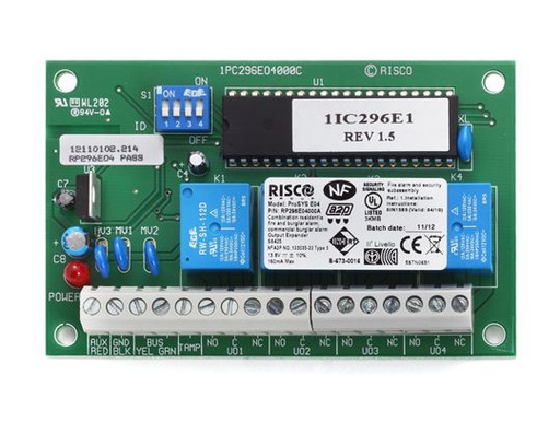 [RIS-RP296E0A000A] EXPANSOR DE 4 SALIDAS PARA PANELES RISCO