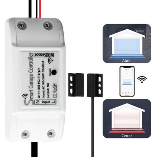 [VIP-SGC] MODULO SMART PARA MOTORES DE PORTONES CON APP APERTURA/CIERRE, WIFI 2.4GHZ