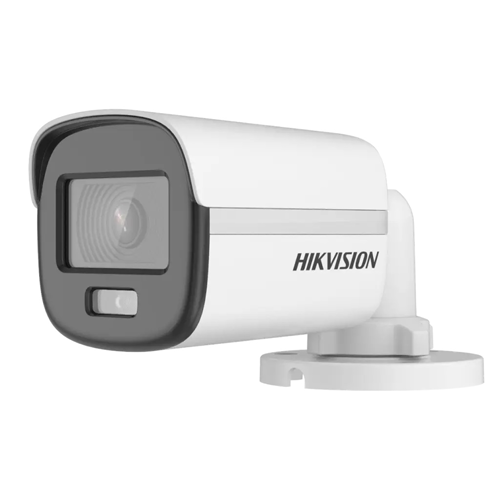 [HK-DS-2CE10DF0T-PFS] CAMARA BALA HD 1080P | LENTE 2.8mm 20m IR WDR LUZ BLANCA | IP67 EXTERIOR | PLASTICA COLORVU | AUDIO