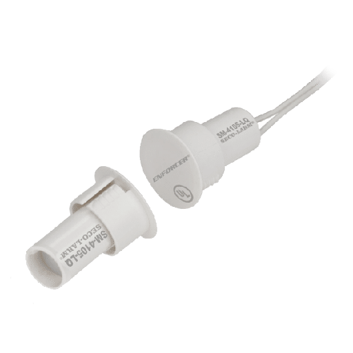 [SEC-SM-4105-LQ/W] CONTACTO MAGNETICO EMPOTRADO BLANCO UL
