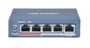 SWITCH POE 4 PUERTOS 10/100Mbps ADMINISTRABLE | 300m | Budget 60W