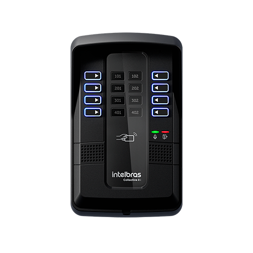 [IN-COLLECTIVE-8I] 4500027 | CENTRAL CONDOMINIAL DE PORTERIA | PARA 8 DEPARTAMENTOS | DESVIO LLAMADA A CELULAR | SOPORTA 200 TAG RFID | INTELBRAS