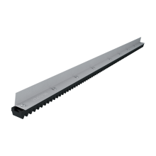 [IN-CREMALLERA-ALUMINIO] 4661702 | CREMALLERA DE ALUMINIO C/GOMA | PARA MOTOR DE PORTONES | 1 METRO | INTELBRAS