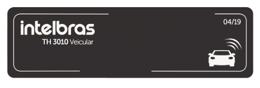 [IN-TH-3010] 4684016 | STICKER VEHICULAR RFID 840-960 MHz | CON ALCANCE DE 6M DE DISTANCIA | INTELBRAS